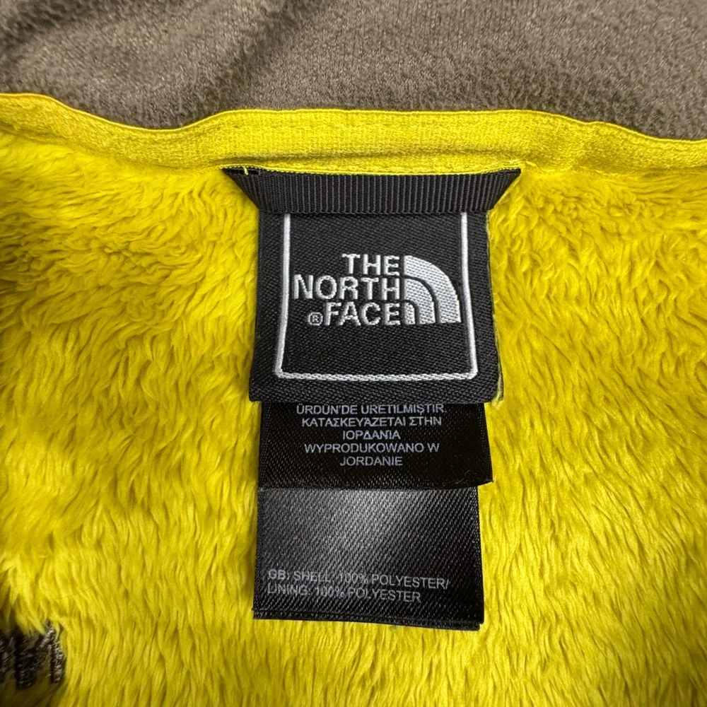 The North Face Osito Fleece Jacket Large Lime Green Fuzzy Full Zip Gorpcore